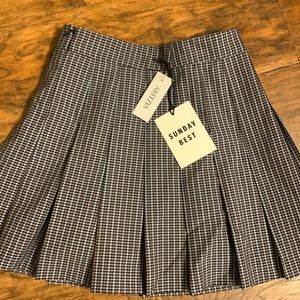 Sunday best pleated mini skirt